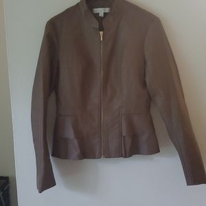 Faux leather jacket